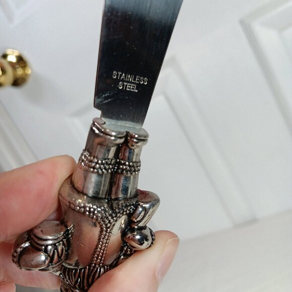 NWOT Stainless Steel Holiday Christmas Spreaders Flatware Cutlery Set of 3 - Picture 4 of 15